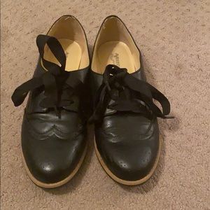 Black oxfords